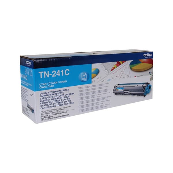Brother Toner TN-241C Original Cyan 1400 sidor TN241C