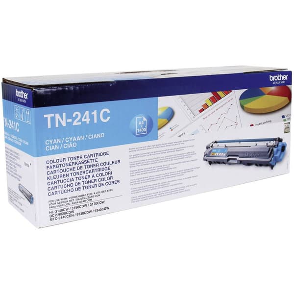Brother Toner TN-241C Original Cyan 1400 sidor TN241C
