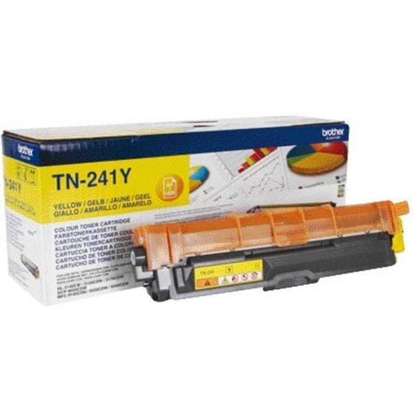 Brother Toner TN-241Y Original Gul 1400 sidor TN241Y