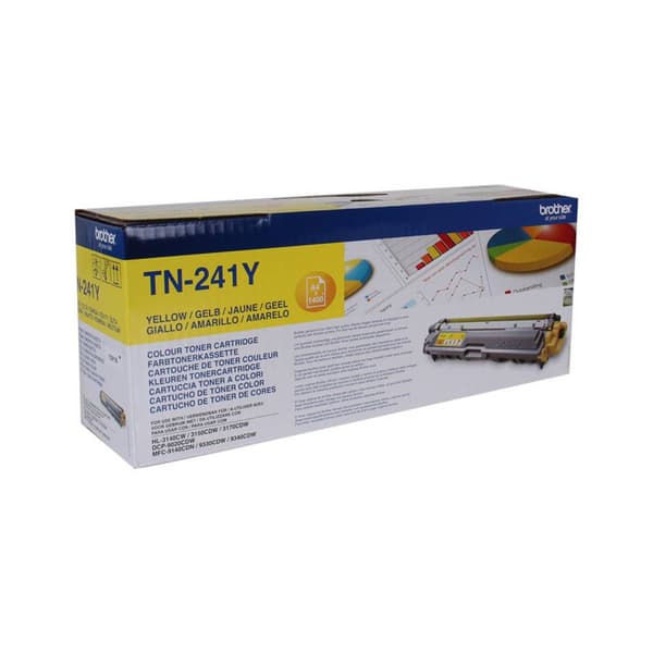 Brother Toner TN-241Y Original Gul 1400 sidor TN241Y