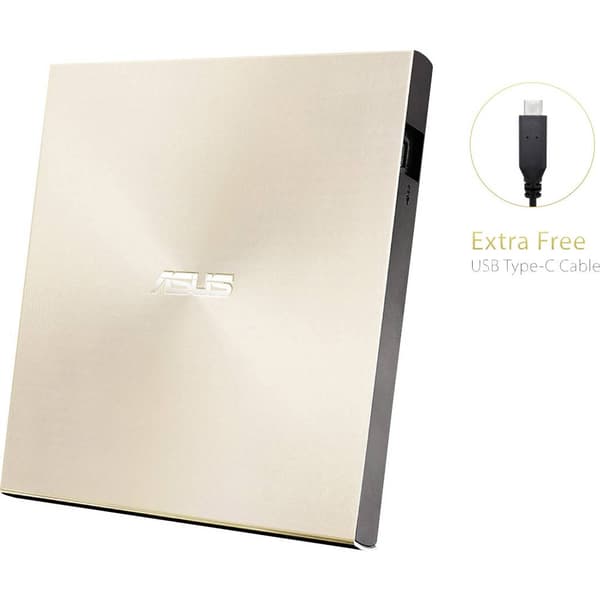 Asus SDRW-08U9M-U DVD-brännare extern Box USB-C® Guld