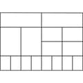 Miniatyrbild 3 av 4: raaco CarryLite 55 4x8-16 Sortimentlåda (L x B x H) 337 x 278 x 57 mm Antal fack: 16 Innehåll 1 st
