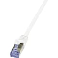 Miniatyrbild 1 av 4: LogiLink CQ3111S RJ45 Nätverkkabel, Patchkabel CAT 6A S/FTP 20.00 m Vit Flamskyddsmedel, med låsskydd 1 st