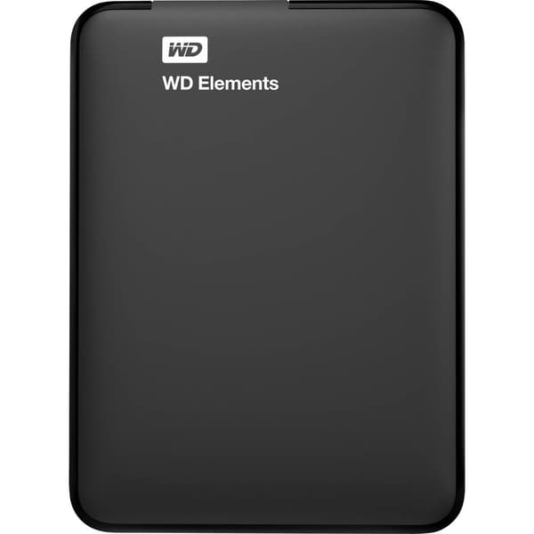 WD Elements 1 TB Extern hårddisk 2.5 USB 3.2 Gen 1 Svart WDBUZG0010BBK-WESN