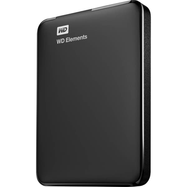 WD Elements 1 TB Extern hårddisk 2.5 USB 3.2 Gen 1 Svart WDBUZG0010BBK-WESN