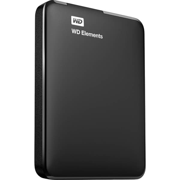 WD Elements 1 TB Extern hårddisk 2.5 USB 3.2 Gen 1 Svart WDBUZG0010BBK-WESN