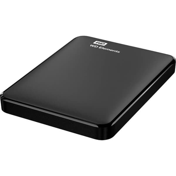 WD Elements 1 TB Extern hårddisk 2.5 USB 3.2 Gen 1 Svart WDBUZG0010BBK-WESN