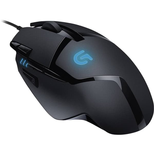 Logitech Gaming G402 Hyperion Fury Gaming-mus USB Optisk Svart 8 Knappar 4000 dpi