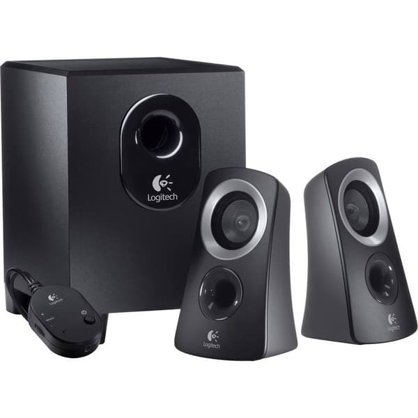 Logitech Speaker System Z313 2.1 Datorhögtalare Sladd 25 W Svart