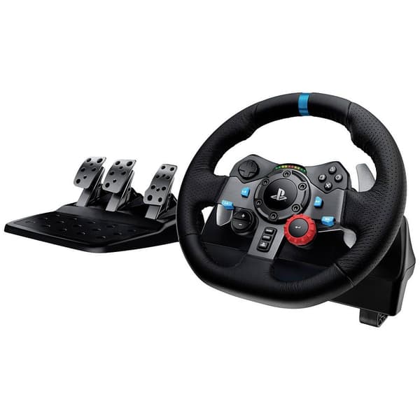 Logitech Gaming G29 Driving Force Ratt PC, PlayStation 3, PlayStation 4, PlayStation 5 Svart
