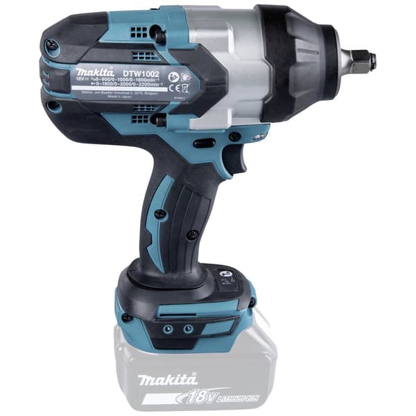 Makita DTW1002Z Slagskruvdragare batteri 1000 Nm 18 V Antal batterier som ingår 0 Li-Ion exkl. batteri/laddare