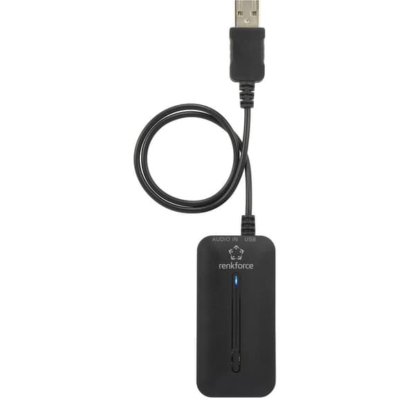 Renkforce BTX-3000T Bluetooth musiksändare Kommunikation - Bluetooth version: 3.0 +EDR, A2DP 10 m AptX-Teknologi