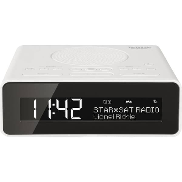 Klockradio TechniSat DigitRadio 51 DAB+, FM Vit