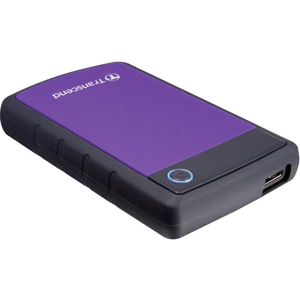 Transcend StoreJet® 25H3 2 TB Extern hårddisk 2.5 USB 3.2 Gen 1 Lila TS2TSJ25H3P