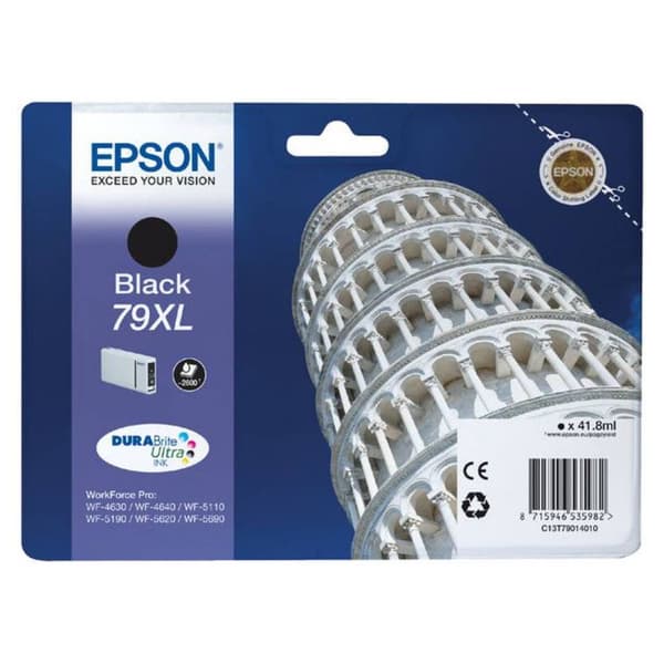 Epson Bläck T7901, 79XL Original Svart C13T79014010