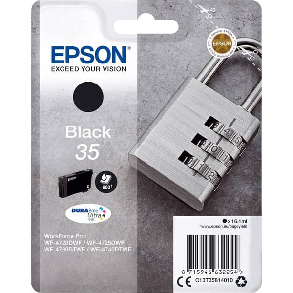 Epson Bläck T3581, 35 Original Svart C13T35814010