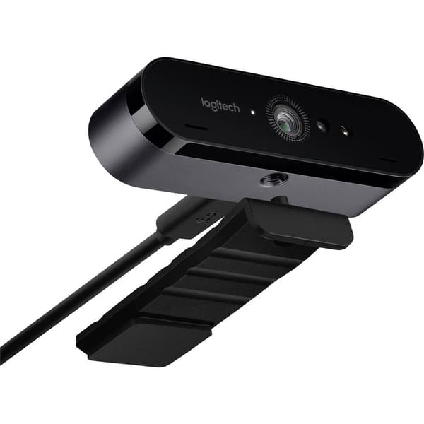Logitech BRIO 4K-Webkamera 4096 x 2160 Pixel fot, klämfäste