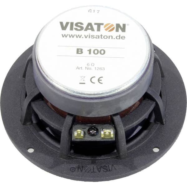 Visaton B 100 4 tum 10 cm Bredbandshögtalarelement 30 W 6 Ω