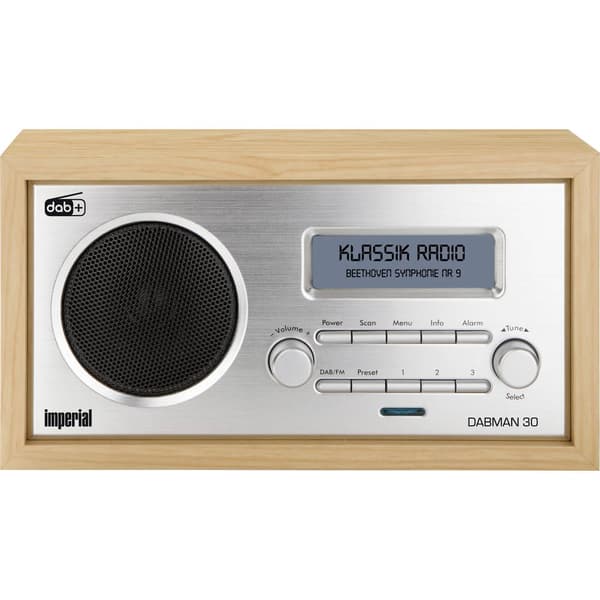 Bordsradio Imperial DABMAN 30 DAB+, FM Trä