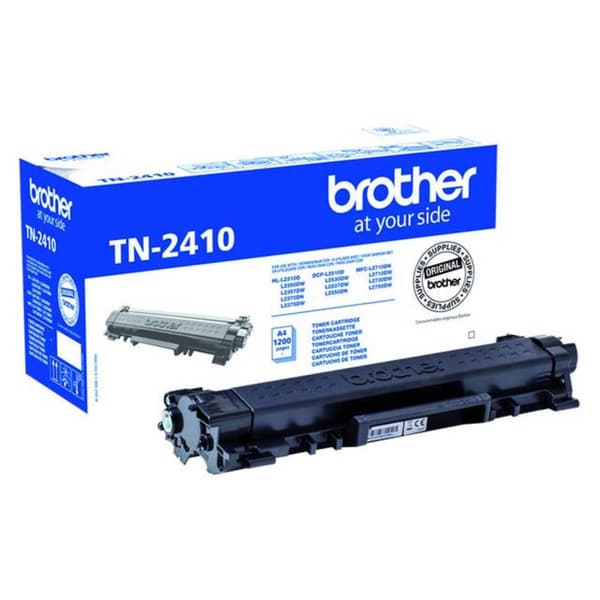 Brother Tonerkassett TN-2410 TN2410 Original Svart 1200 sidor