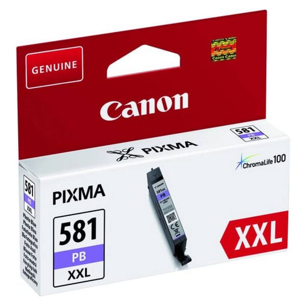 Canon Bläck CLI-581PB XXL Original Foto Blå 1999C001