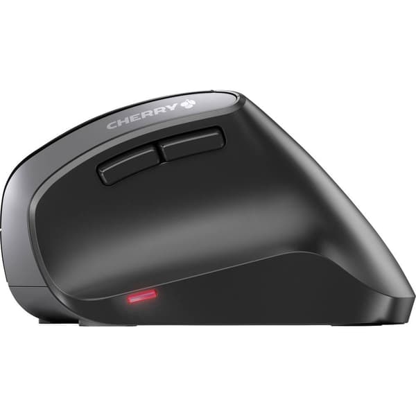 CHERRY MW 4500 Ergonomisk mus Trådlös Optisk Svart 6 Knappar 1200 dpi Ergonomisk