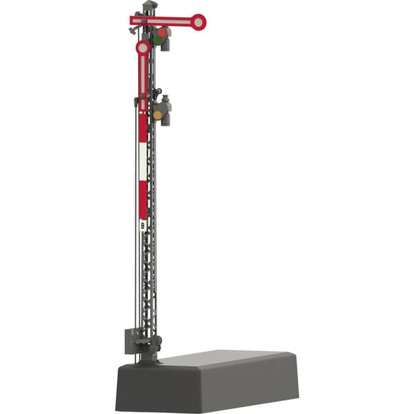 Märklin 70414 H0 Formsignal 2 blad, Gallermast Huvudsignal Färdig modell