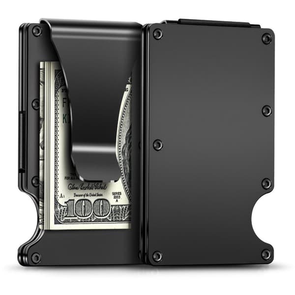 Aluminium Korthållare med RFID-Skydd - Tålig och Snygg