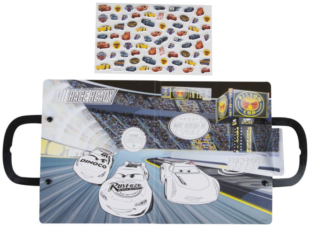 Cars, pyssel sticker scen