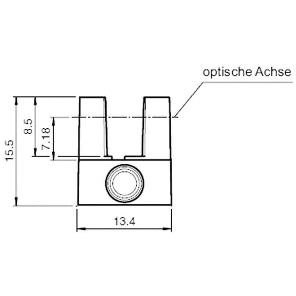 Pepperl+Fuchs Gaffel-fotodetektor GL5-Y/43a/115 GL5-Y/43a/115 ljusomkoppling, mörkomkoppling 1 st