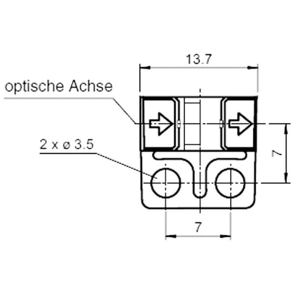 Pepperl+Fuchs Gaffel-fotodetektor GL5-J/43a/115 GL5-J/43a/115 ljusomkoppling, mörkomkoppling 1 st
