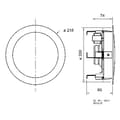 Miniatyrbild 3 av 3: Visaton DL 18/2 - 100 V Takhögtalare 70 W 100 V Vit 1 st