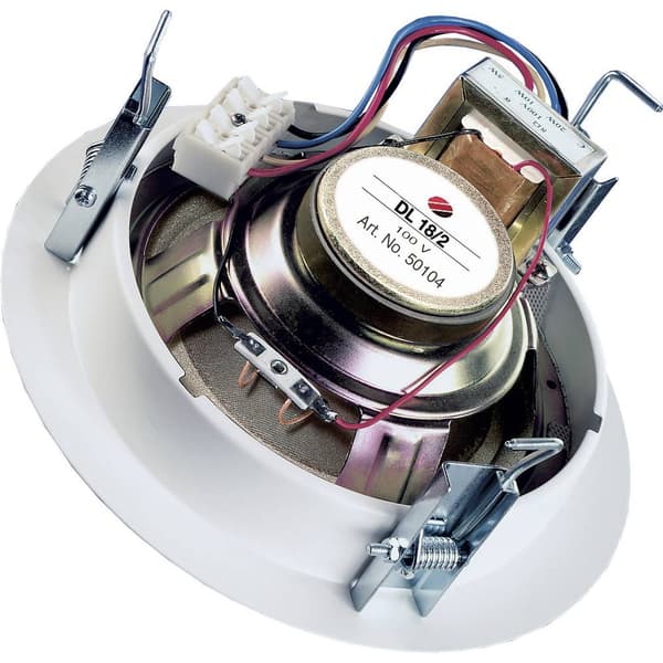 Visaton DL 18/2 - 100 V Takhögtalare 70 W 100 V Vit 1 st