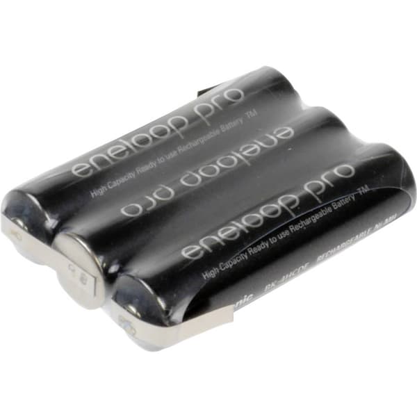 Panasonic eneloop Pro Batteripack Antal celler: 3 Batteristorlek: AAA (R03) Z-lödfana NiMH 3.6 V 900 mAh