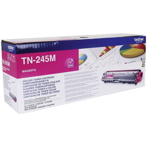 Brother Toner TN-245M Original Magenta 2200 sidor TN245M