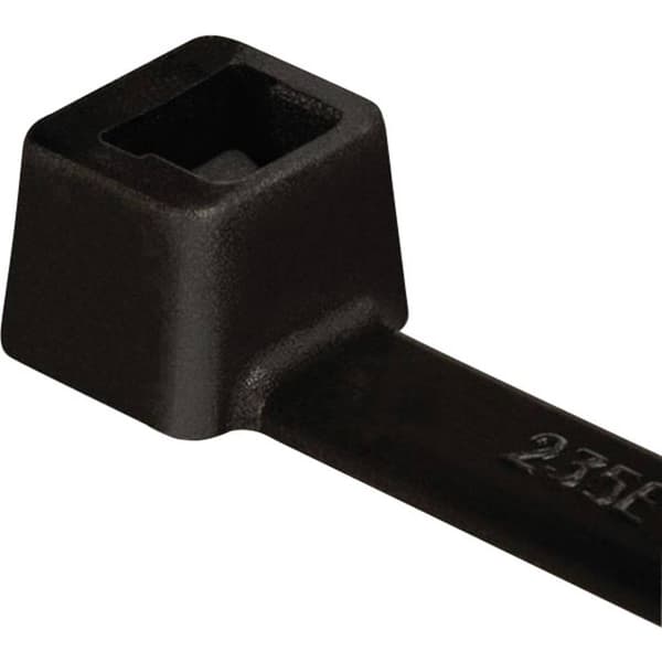 HellermannTyton 111-05460 T80L-W-BK-C1 Buntband 390 mm 4.70 mm Svart Väderbeständig 100 st