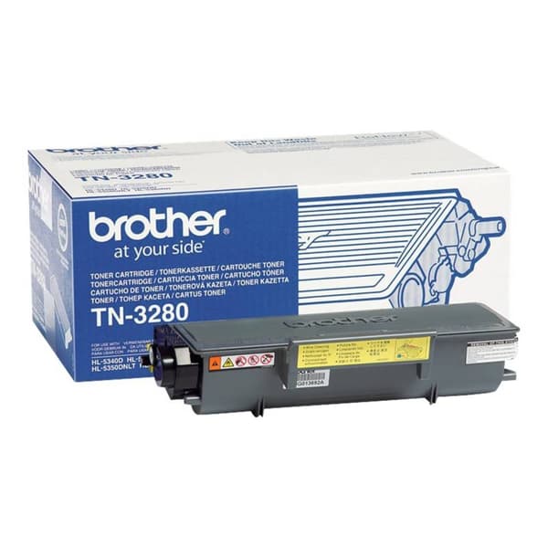 Brother Tonerkassett TN-3280 TN3280 Original Svart 8000 sidor