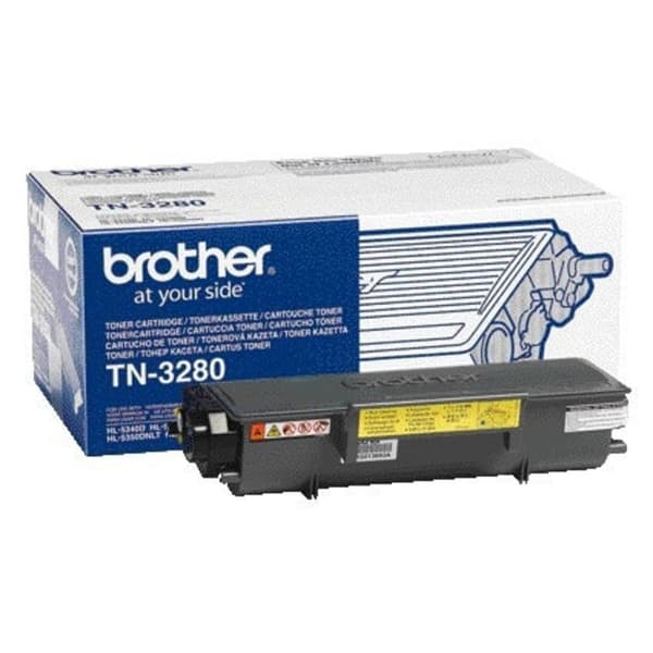 Brother Tonerkassett TN-3280 TN3280 Original Svart 8000 sidor