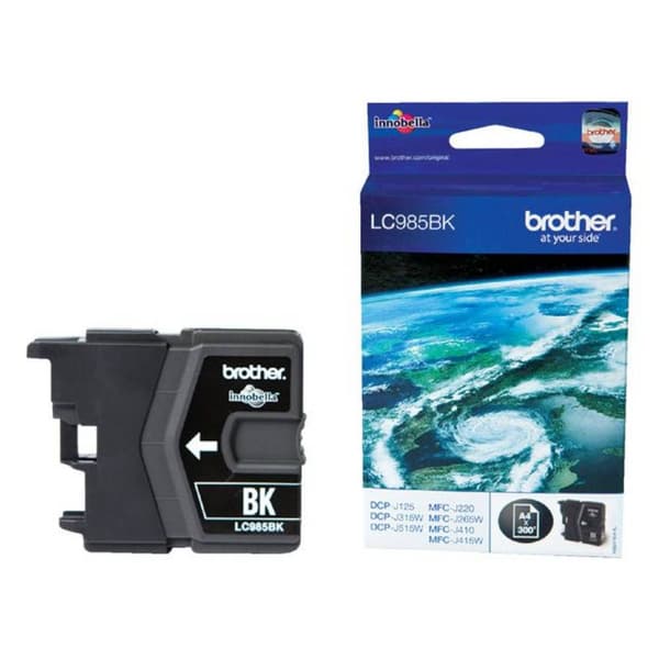 Brother Bläck LC-985BK Original Svart LC985BK