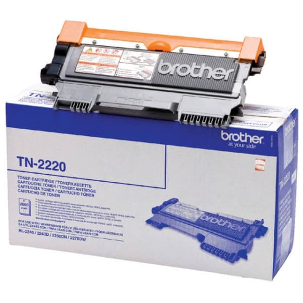 Brother Tonerkassett TN-2220 TN2220 Original Svart 2600 sidor