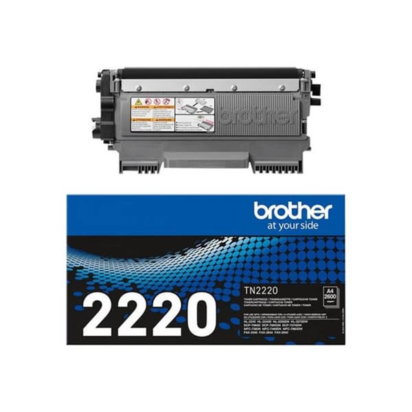 Brother Tonerkassett TN-2220 TN2220 Original Svart 2600 sidor
