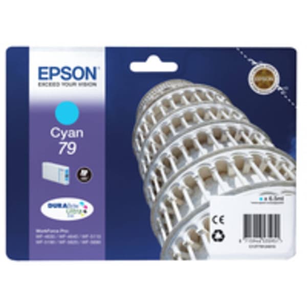 Epson Bläck T7912, 79 Original Cyan C13T79124010