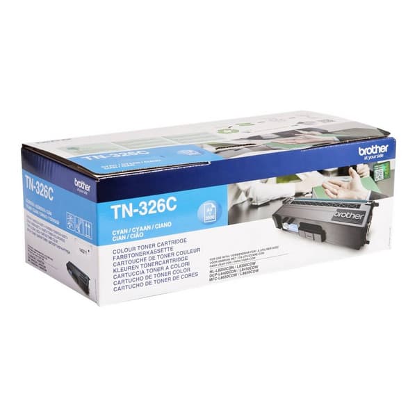 Brother Tonerkassett TN-326C TN326C Original Cyan 3500 sidor