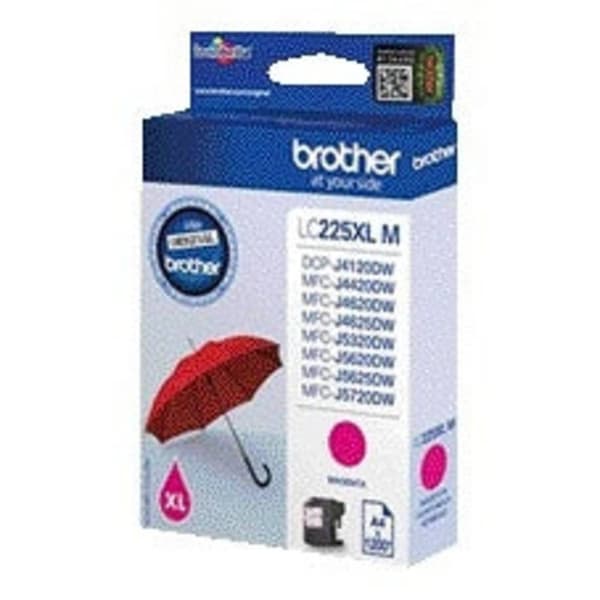 Brother Bläck LC-225XLM Original Magenta LC225XLM