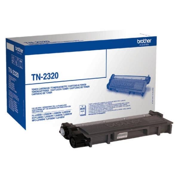 Brother Tonerkassett TN-2320 TN2320 Original Svart 2600 sidor