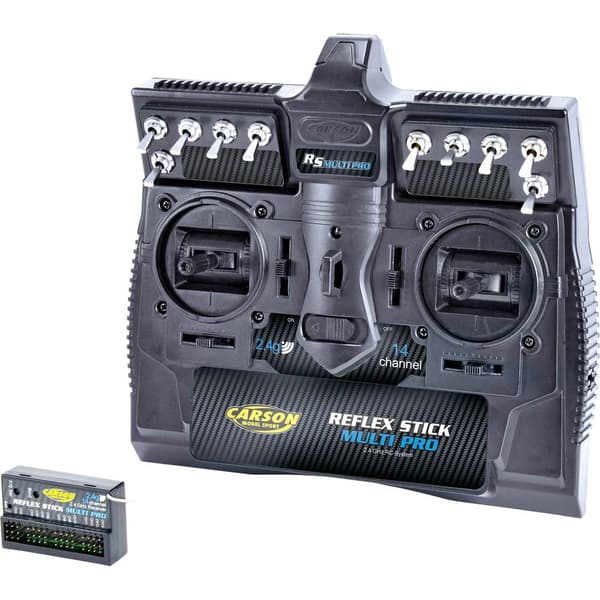 Carson Modellsport Reflex Stick MULTI PRO 14 Sändare 2,4 GHz Antal kanaler: 14 inkl. mottagare