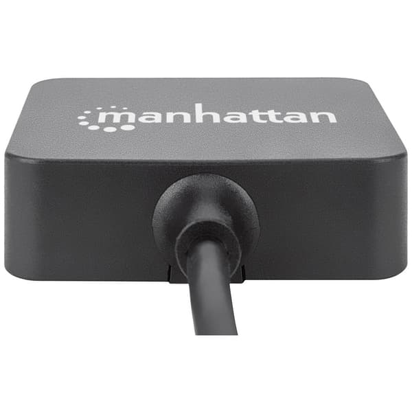 Manhattan 4 Port USB-Hub 3.0 Svart
