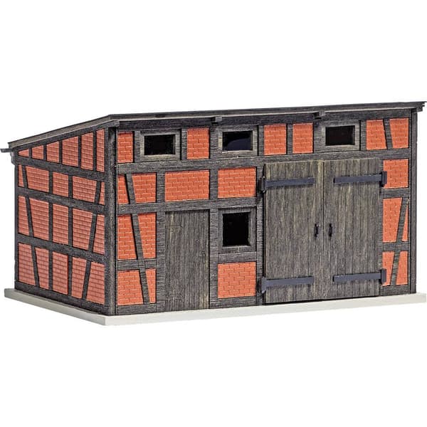 Sidobyggnad H0 Busch 1455