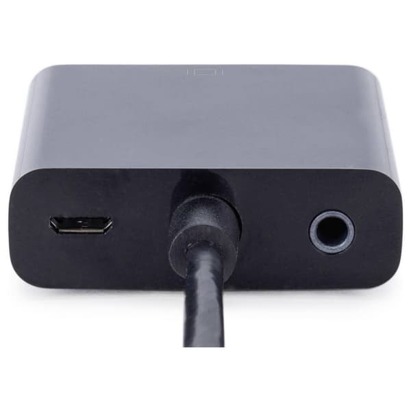 Digitus DA-70461 HDMI / VGA Adapter [1x HDMI hane - 1x VGA hona, Telejack 3.5 mm] Svart 10.00 cm
