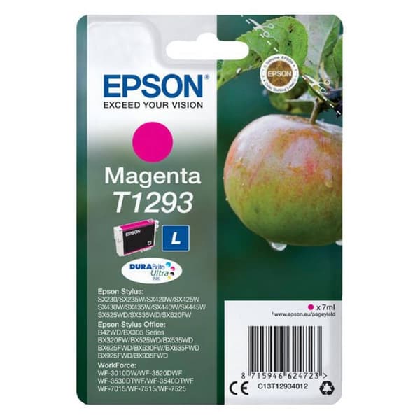 Epson Bläck T1293 Original Magenta C13T12934012